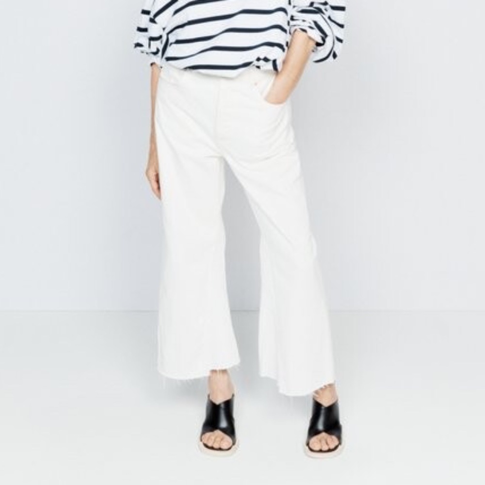 ❌SOLD❌ Raey Insert flare organic-cotton jean